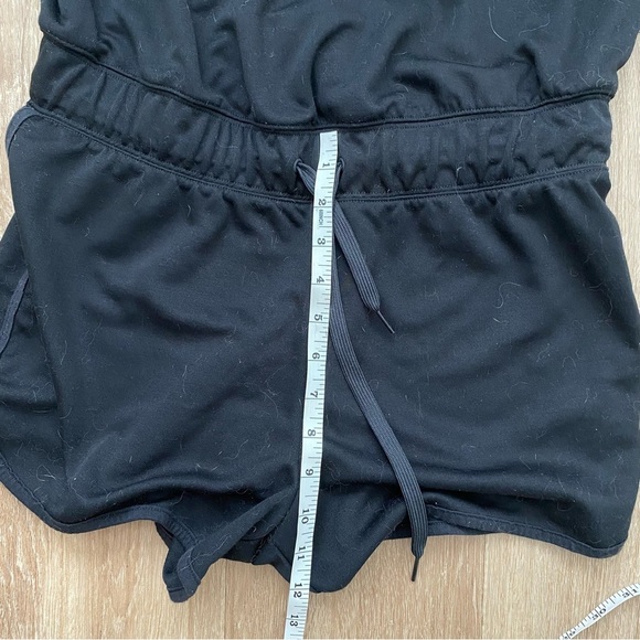 Adidas AAA Performance Scoop Neck Tank Romper Jumpsuit Black Size Medium - Picture 14 of 16